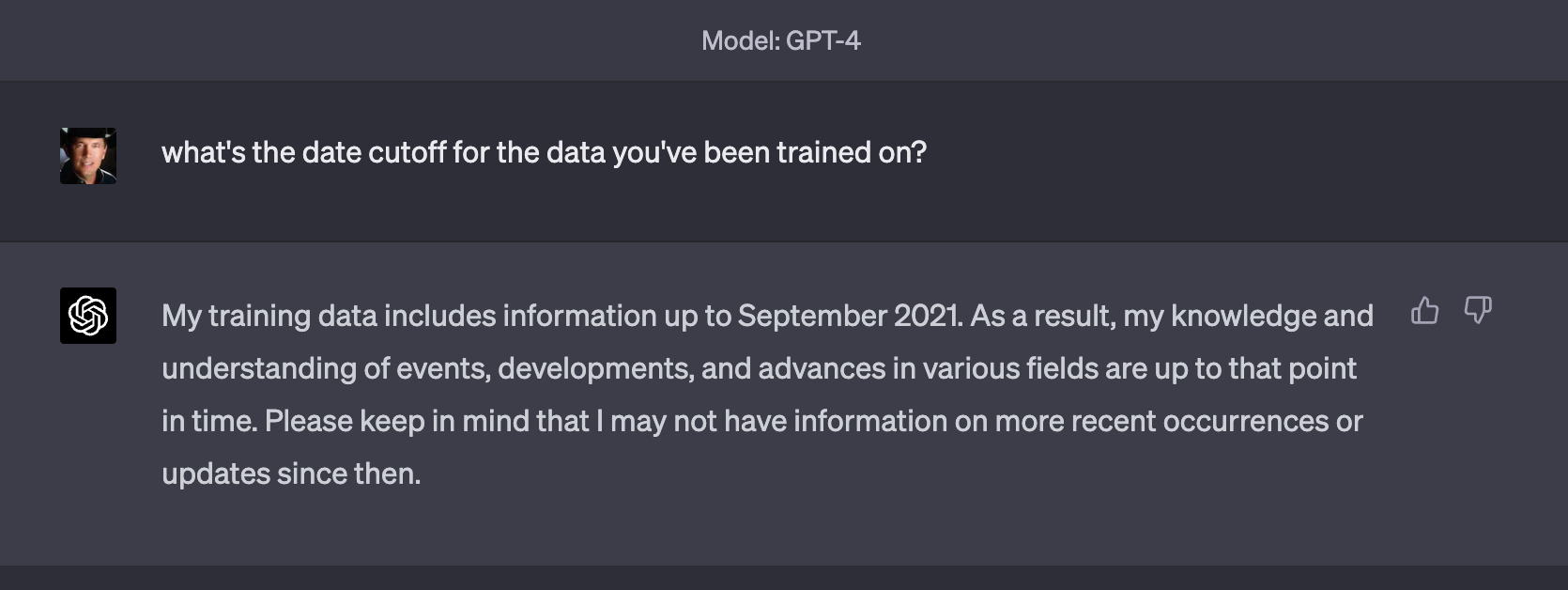 Conversation with ChatGPT.